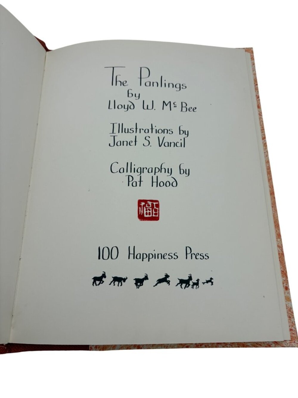 The Panlings Signed Numbered 93/100 Lloyd W McBee Mythology Fine Press Hardcover